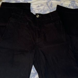 black anthropology pants